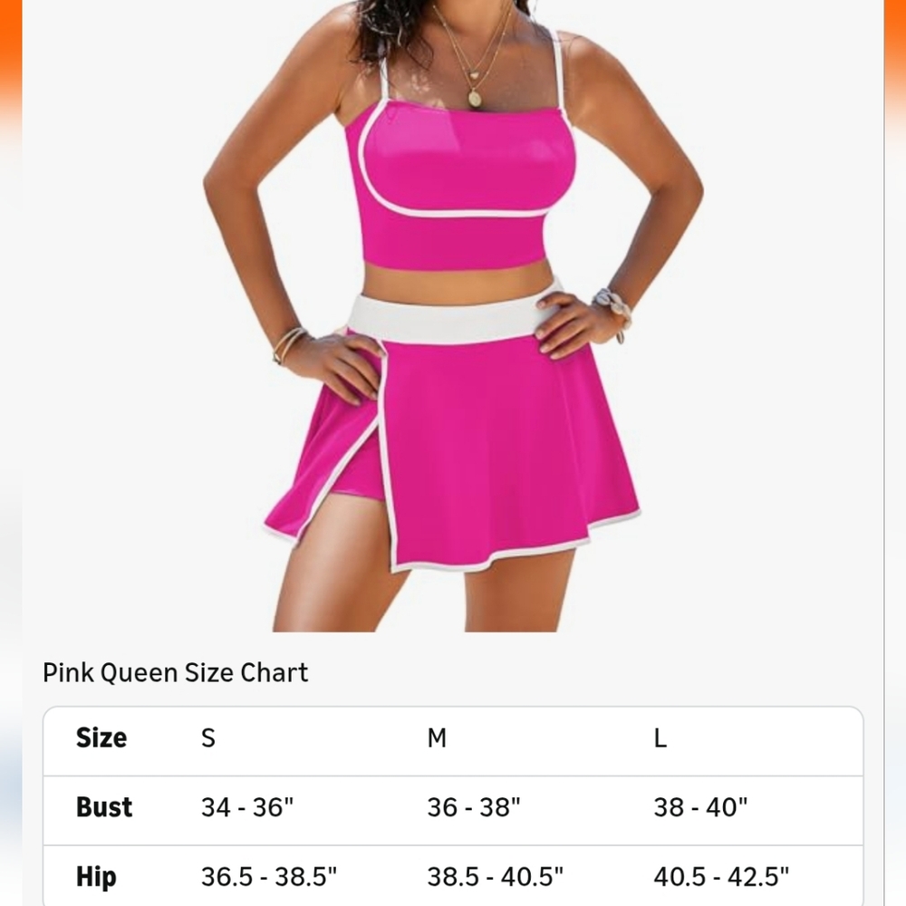 Pink Women's Swim Set - Picture 2 of 2